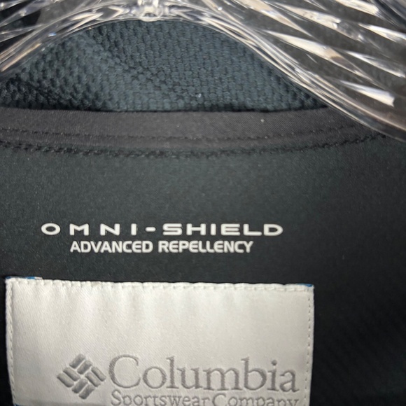 Columbia, Jacket, Mens XXL, Black, Omni Shield Softshell, Light weight, Full Zip - Picture 4 of 12